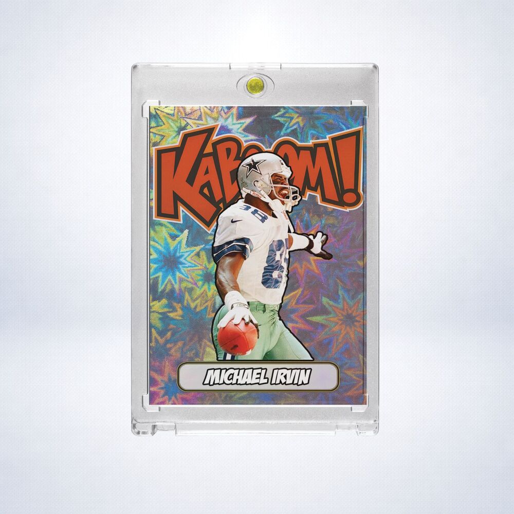 Michael Irvin Custom Holographic 3 Card Lot | Dallas Cowboys SSP Insert Set